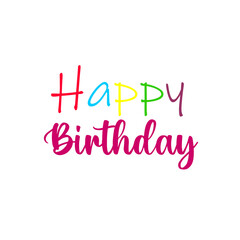 Celebrate with colorful Happy Birthday wishes, perfect for cards, invitations, and party decor