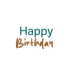 Wish someone a happy birthday with this festive typography perfect for cards and social media posts today