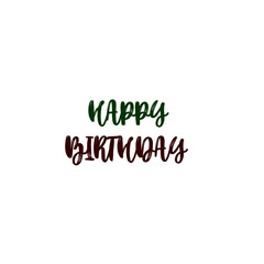 Wish someone a happy birthday with this elegant lettering on a card or banner design today