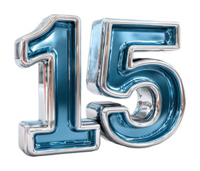 Celebrating 15 years of achievement virtual event digital environment festive atmosphere isolated on transparent background