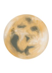 Watercolor full moon in a mystical Halloween style