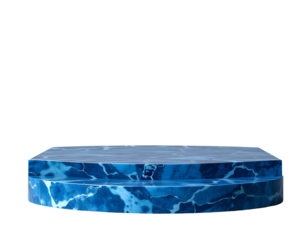 Blue Marble Display Podium