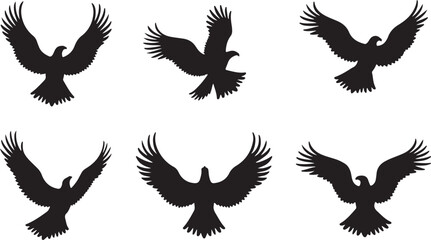 Flying Bird Silhouette Bundle