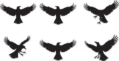 Flying Bird Silhouette Bundle