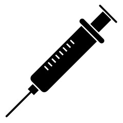 syringe isolated on white background