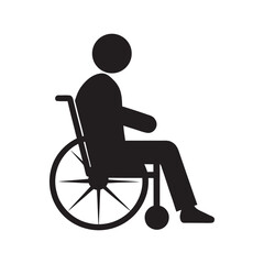 Fototapeta premium Wheelchair Accessibility Symbol