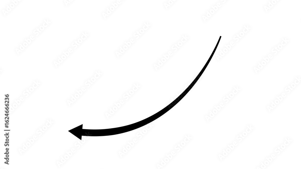 Poster black color animated up to down arrow animation. arrow icon animation. animation of financial succes