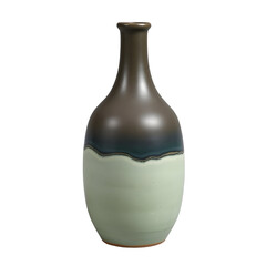 Ceramic Vase with Graduated Color Glaze