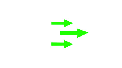 Right arrow for road direction. traffic directional arrows sign.