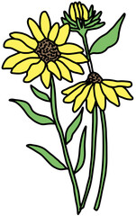 bouquet of yellow flowers 꽃 노란꽃