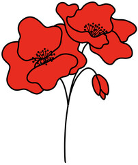 꽃 여름꽃 빨간꽃