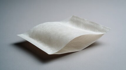 Obraz premium food pouch made from edible rice paper, biodegradable and soft texture 