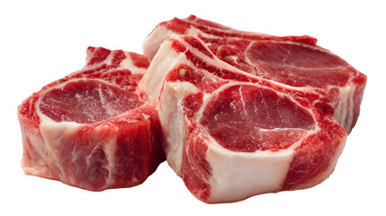Raw lamb chops ready for cooking delicious meal prep