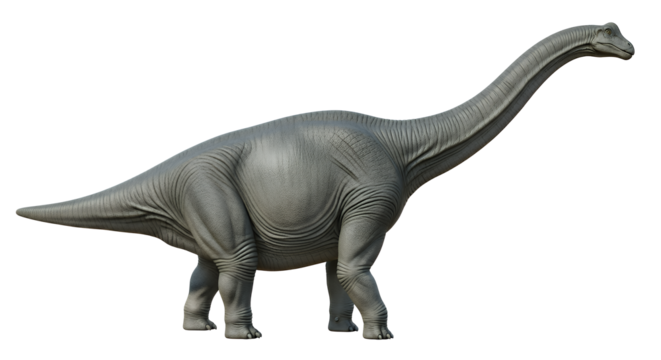 Majestic Brachiosaurus stands tall, a prehistoric marvel of nature