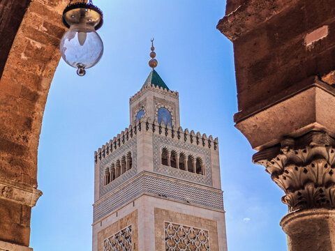 The Great Mosque of Zitouna: Historical and Cultural Landmark in the Heart of the Medina of Tunis, Tunisia