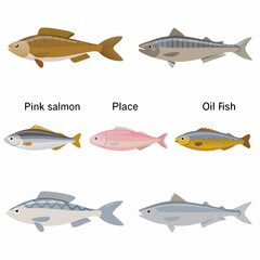 vector set of airplane icons