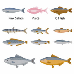 vector set of airplane icons