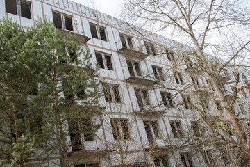 Abandoned soviet tenement in Sídliště Ploužnice, Czech Republic