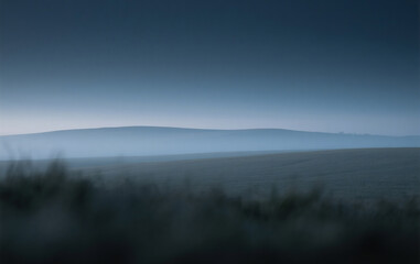 misty morning in the mountains