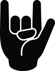 sign language vector icon.