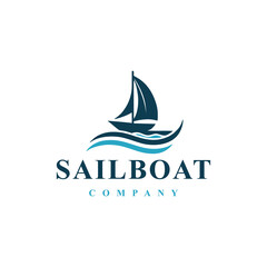 SailBoat logo design creative idea inspiration