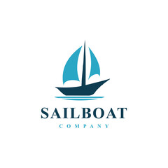SailBoat logo design creative idea inspiration