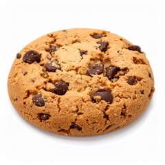 Round chocolate chip cookie