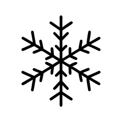 snowflake on a white background