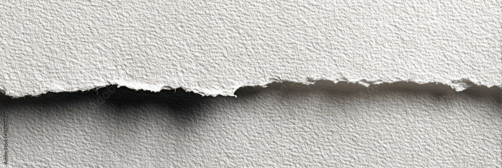 Aufkleber white paper with torn edge and textured surface for background use