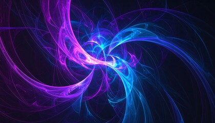 Abstract swirling fractal design (2)