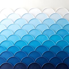 Fototapeta premium Abstract blue waves flowing fluid background