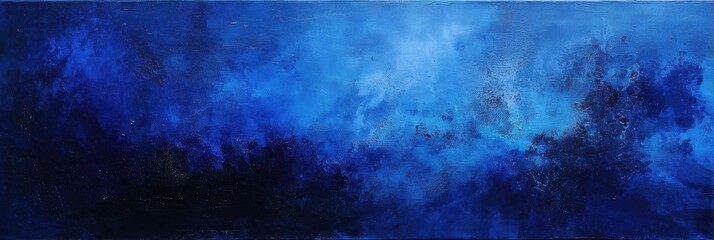 Obraz premium Abstract Blue Texture with Vivid Shades of Azure and Navy Colors