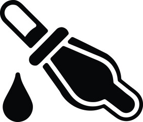 nasal drop supplement vector icon.