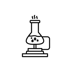 Reaction Vessel with Heat Minimal Style Icon