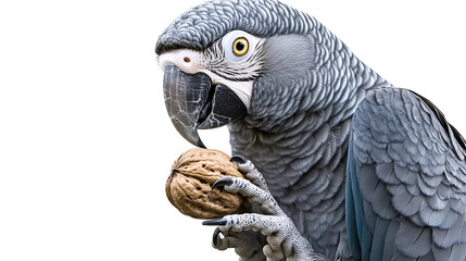 Obraz premium Majestic Parrot with Nut