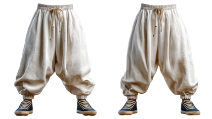 Bohemian Pants: These uniquely designed pants epitomize free-spirited fashion, showcasing comfort and style with their loose, flowing silhouette.