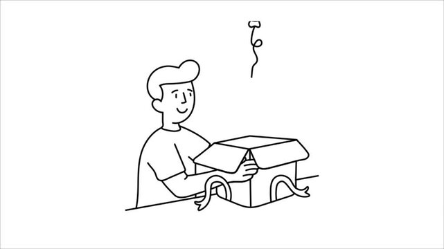 Gift hamper Animation MP4 file