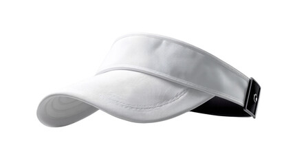 Sun Visor: A clean, crisp photograph showcases a sun visor, offering a modern accessory, meticulously crafted for sun protection with a sleek design.