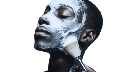 Applying Shaving Foam