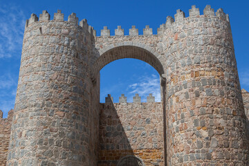 Walls of Avila, completed between the 11th and 14th centuries, Spain