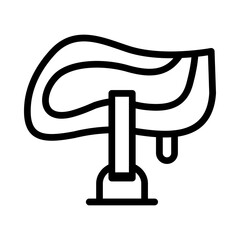 Saddle line icon