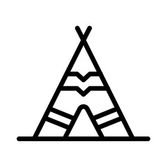 Wigwam line icon © Ayaan