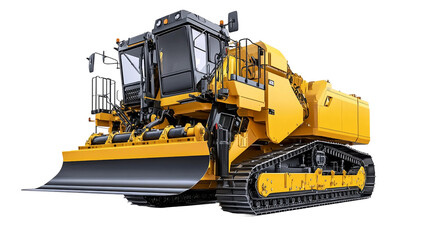 Fototapeta premium Yellow Road Leveler