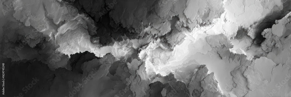 Poster abstract texture of dark gray and white cloud patterns in background