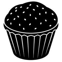 cupcake vector illustration