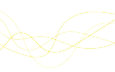 Yellow Wave Lines Abstract Background Design