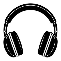 headphones isolated on white background