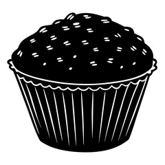 cupcake on a white background