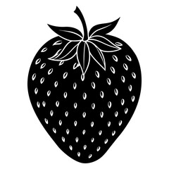 vector illustration of a strawberry
