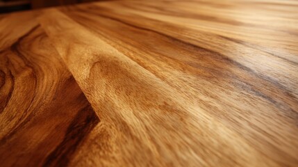 Obraz premium Close-Up of Beautiful Wooden Surface with Unique Grain Patterns